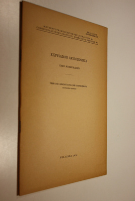Ukko Rummukainen : Käpysadon arvioinnista