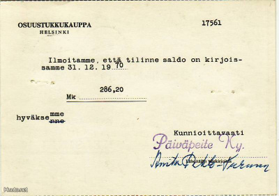 FIRMAKORTTI OJAKKALA PÄIVÄPEITE KY