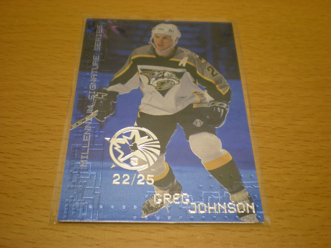 Craig Johnson 1999-2000 Be A Player Millennium Signature Ser