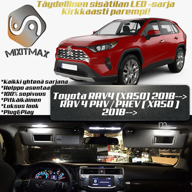 Toyota RAV4 (XA50) Sisätilan LED-sarja 6-osainen