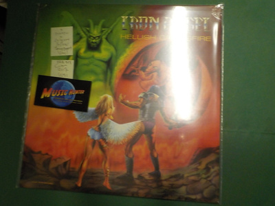 IRON ANGEL - HELLISH CROSSFIRE UUSI LP+POSTER+2X INSERT