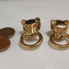 90s Gold Plated  pantteri korvakorut - pikkukuva 2