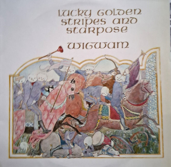 Wigwam: Lucky Golden Stripes And Starpose LP 1976, 1. painos