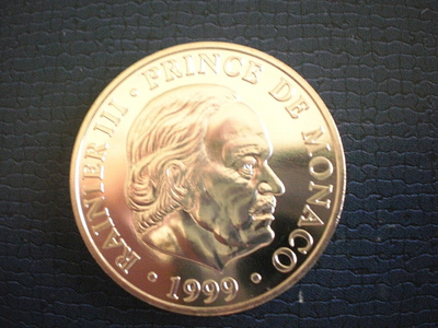 Monaco 100F Prinssi Rainier III v. 1999 Juhlaraha
