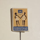 KANSAKOULUN SUURJUHLAT 1956 NEULAMERKKI - pikkukuva 1