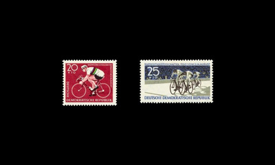 DDR 779-80 ** Pyöräilyn MM-kilpailut (1960)
