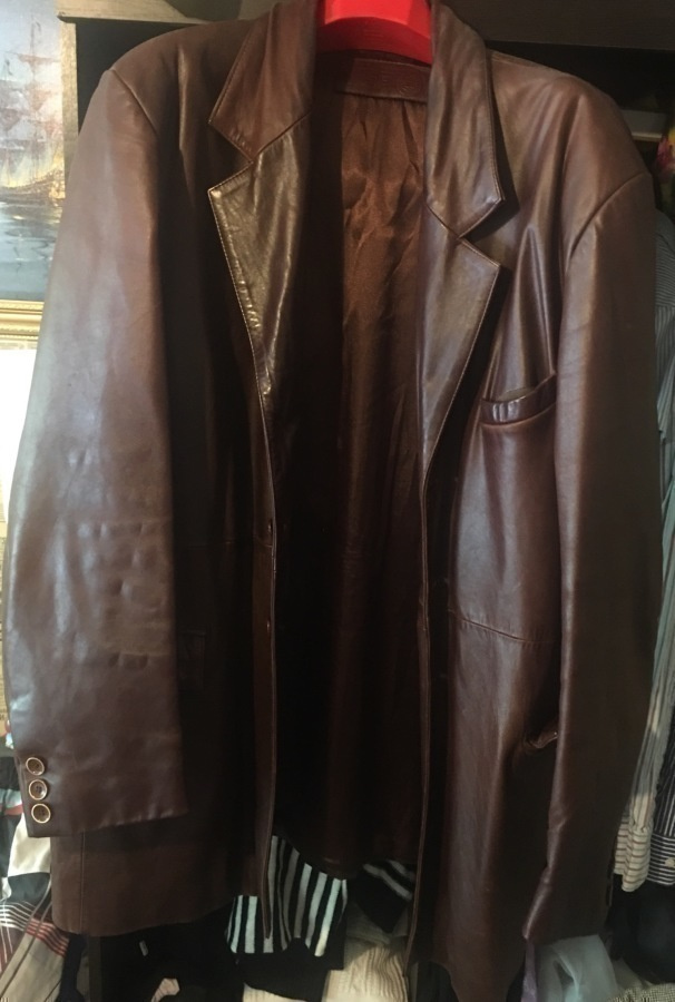 VERONA LEATHER JACKET COAT TAKKI KOKO XXL
