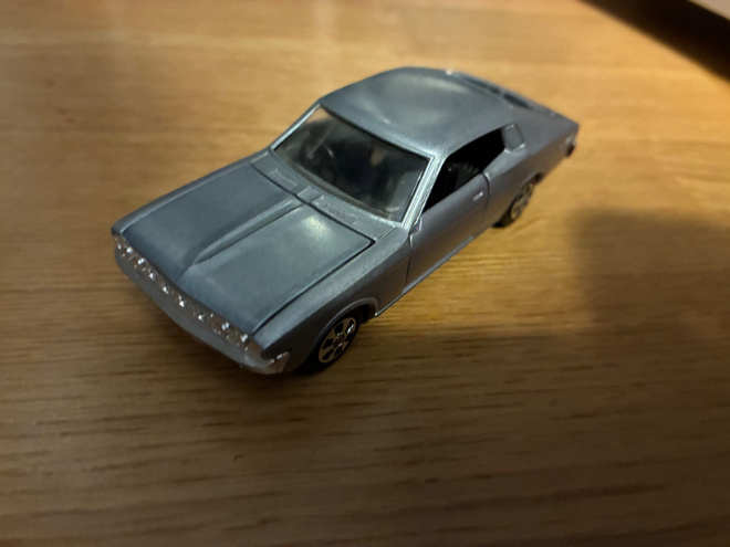 Toyota Corona Mark2 1/43 Pienoismalli 70-l ,Made in Japan.