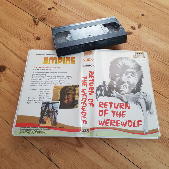 Return of the Werewolf (Dutch) VHS