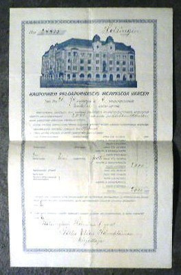 Kaupunkien Paloapuyhdistys irtaimistoa varten 1915