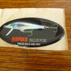 rapala kuplatarra blue fox press release 2001 10,5x5cm - pikkukuva 1