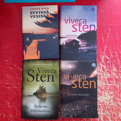 Viveca Sten valikoima 5€/kpl