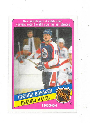 1984-85 OPC #393 Dale Hawerchuk , Winnipeg Jets