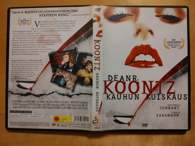 Kauhun kuiskaus DVD Dean R. Koontz