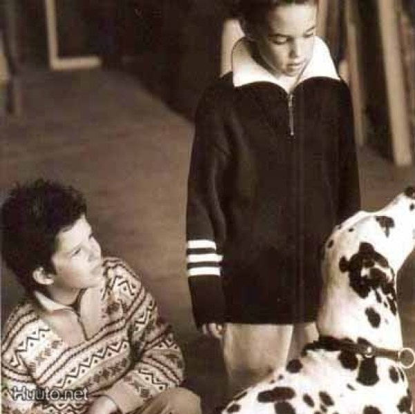 LAPSI / Kaksi poikaa ja dalmatialainen koira.