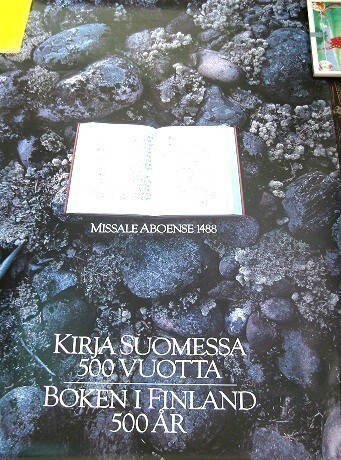 Juliste Kirja Suomessa 500 vuotta