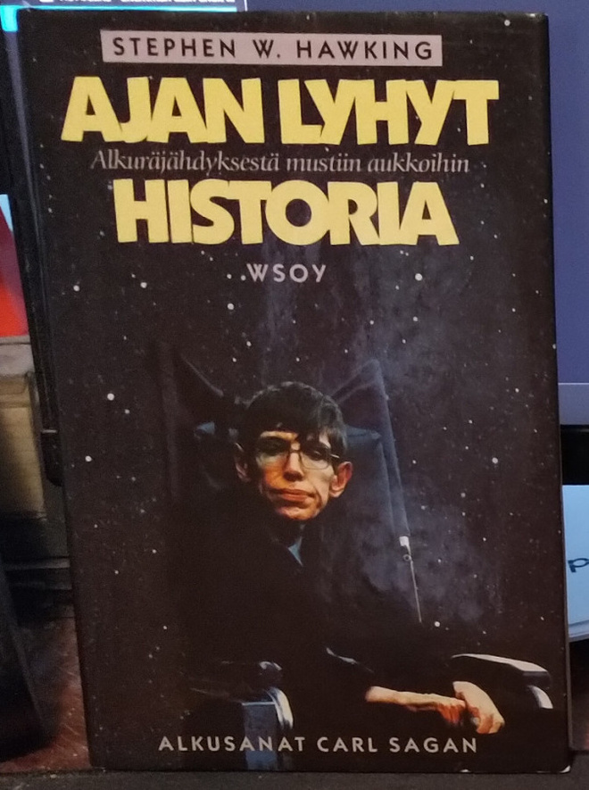 Hawking - Ajan lyhyt historia - WSOY sid 4p 1989