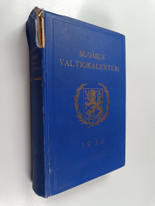Suomen valtiokalenteri Vuodeksi 1933