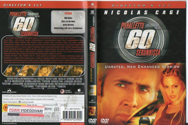 Puhallettu 60 Sekunnissa	(31 194)	k	-FI-	DVD	suomik.		nicola
