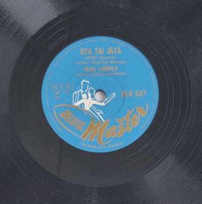 Savikiekko 1958 - Seija Lampila - Blue Master BLU 537