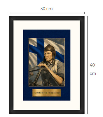Uusi Mannerheim-ristin ritari Juutilainen art print