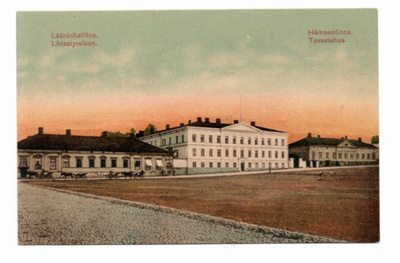 Hämeenlinna: Lääninhallitus ja toria 1900-luvun alussa
