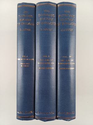 E. Lipson : The Economic History of England 1-3