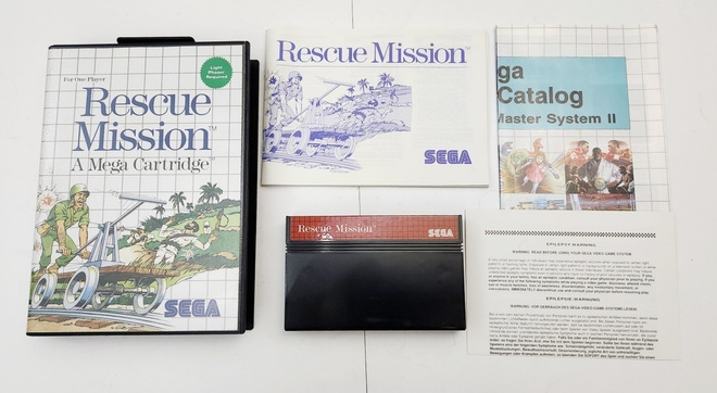 Sega Master System - Rescue Mission NIB