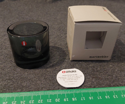 marimekko iittala KIVI Kynttilälyhty 60 mm harmaa