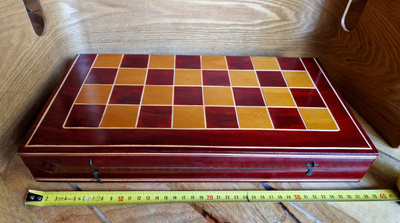 Shakki Vintage  Lautapeli  Uudenveroinen 38×38 cm