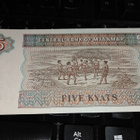 Burma - Myanmar 5 Kyats UNC - pikkukuva 2