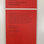 Jens K. Holm : Kim ja kadonnut nimismies - pikkukuva 2
