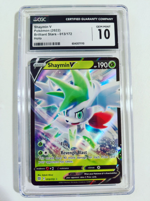Shaymin V - Brilliant Stars 013/172 Holo CGC 10