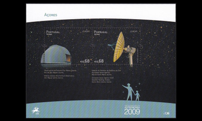 Azorit 558-9BL41 ** Europa astronomia (2009)