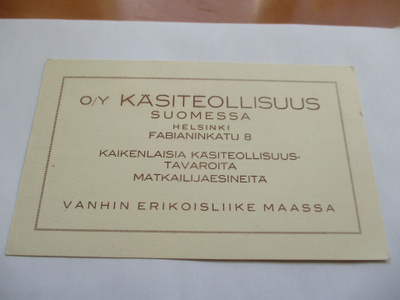 Helsinki Oy Käsiteollisuus *