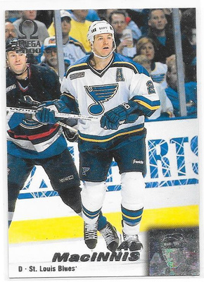 1999-00 Pacific Omega #196 Al MacInnis St Louis Blues