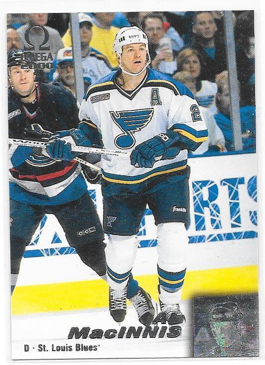 1999-00 Pacific Omega #196 Al MacInnis St Louis Blues