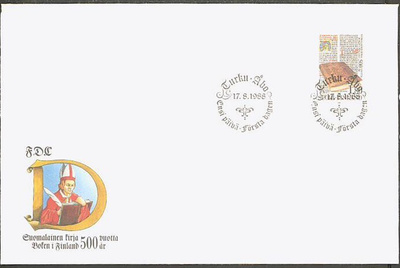 1988 suomalainen kirja FDC