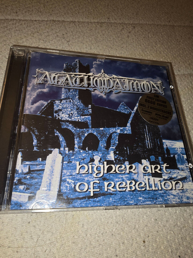 Agathodaimon – Higher Art of Rebellion CD 1999 LIMITED 6666