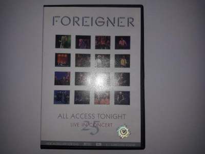 Foreigner DVD 2003 All Access Tonight