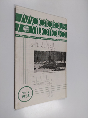 Maataloustuottaja N:o 2/1938