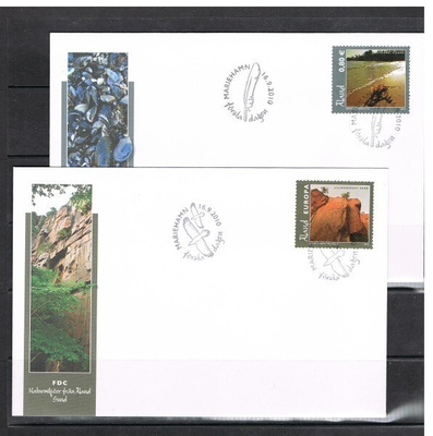 2010  Maisemia 0,80e ja Europa FDC:t omilla kuorilla