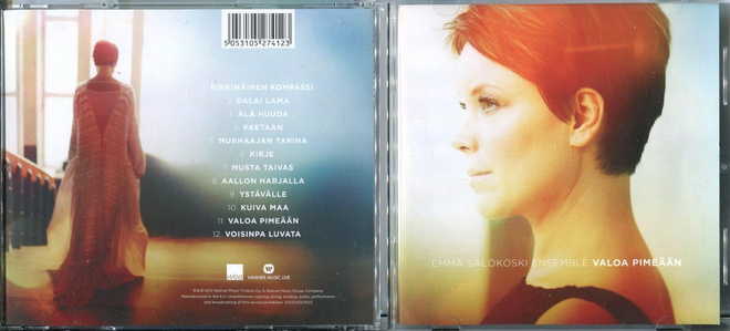 EMMA SALOKOSKI . CD-LEVY . VALOA PIMEÄÄN