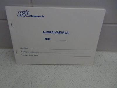 AJOPÄIVÄKIRJA ,SKAL kustannus oy