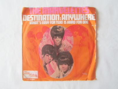 The Marvelettes: Destination:Anywhere  7" single   1968