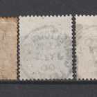 1864-1900 Englanti, Queen Victoria-merkkejä 3kpl leimattuna - pikkukuva 2