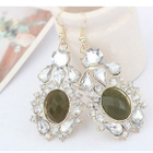 0342 .. Fashion Charm Resin Crystal Kauniit .. Korvakorut - pikkukuva 2