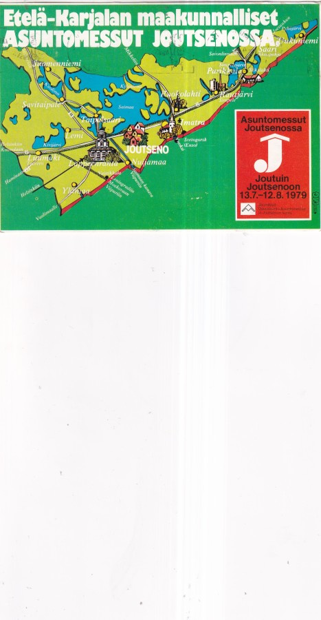 Joutseno, Asuntomessut  1979 piirroskortti  b679