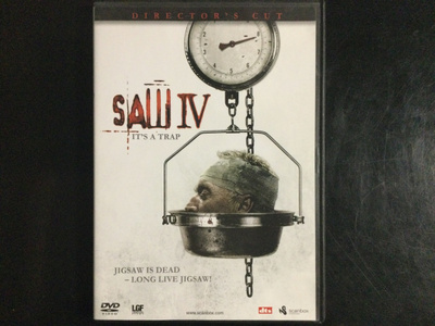 SAW IV (2007) DIRECTOR’S CUT DVD.