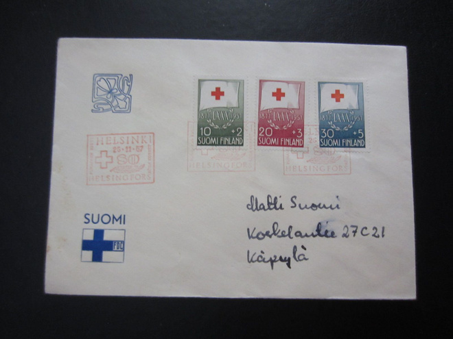 FDC 1957 PR